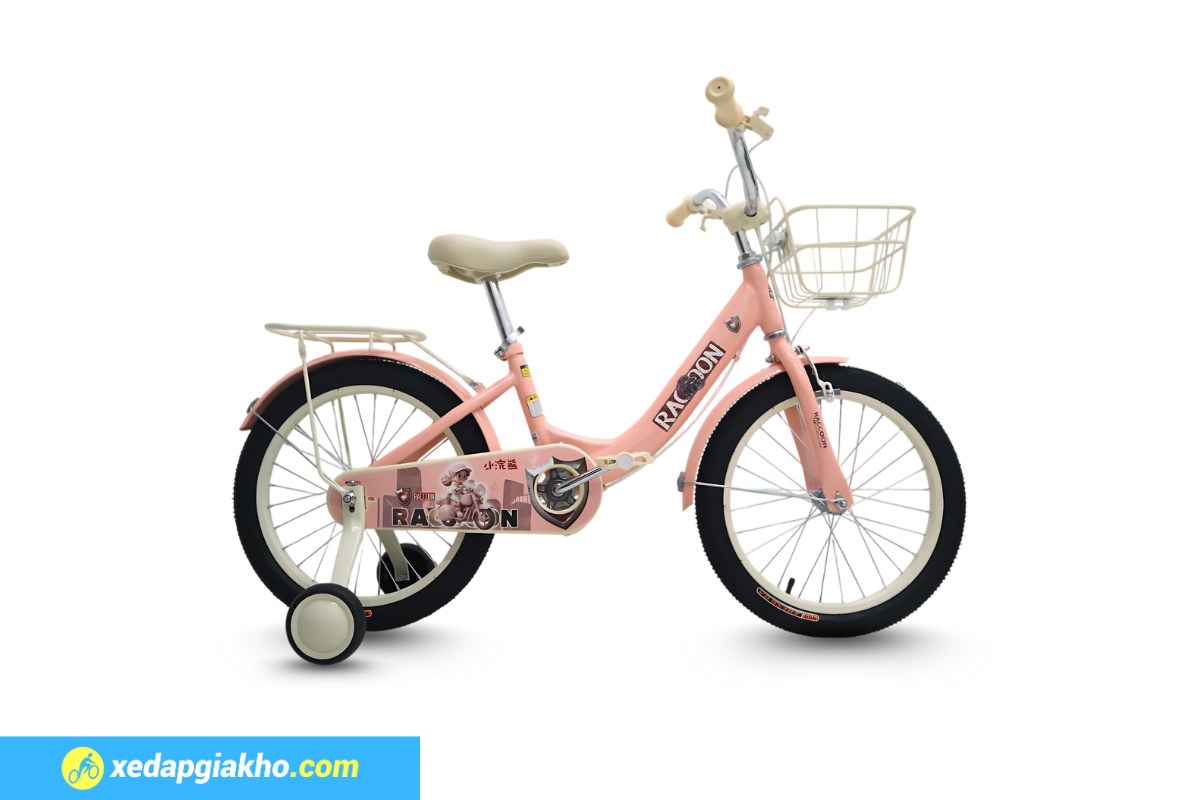 Xe Raccoon Tina size 18 inch phù hợp cho bé từ 6 đến 9 tuổi