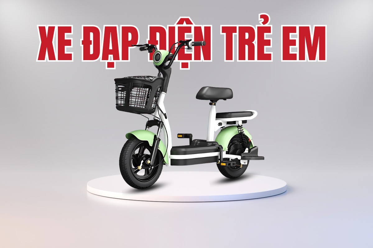Xe đạp điện cho trẻ từ 6 đến 14 tuổi