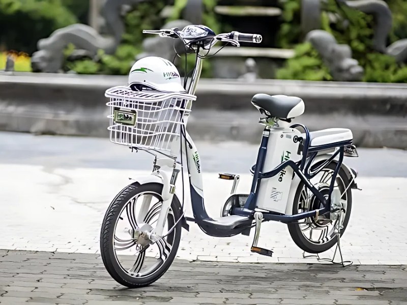 Xe đạp điện kiểu dáng cổ điển, thanh lịch