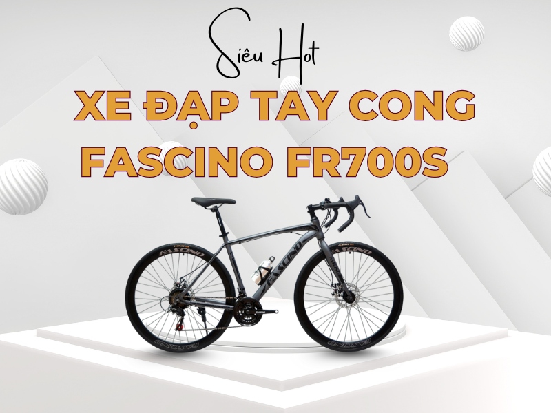 Top 5 Xe Đạp Tay Cong Mà Ai Chạy Trông Cũng "Có Gu" 5 Xe đạp tay cong Fascino Fr700s bền bỉ, bắt mắt