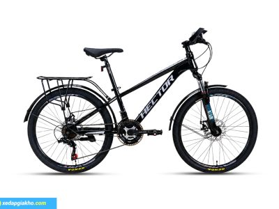Xe Đạp Địa Hình MTB Hector Apollo 1B 24 Inch 9 Xe đạp địa hình MTB Hector Apollo 1B 24 inch màu đen ghi