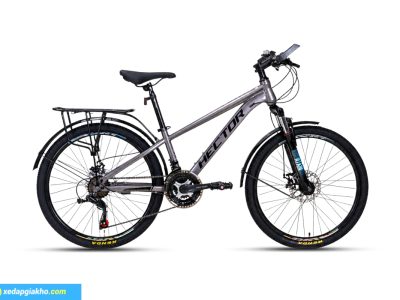Xe Đạp Địa Hình MTB Hector Apollo 1B 24 Inch 6 Xe đạp địa hình MTB Hector Apollo 1B 24 inch màu xám đen