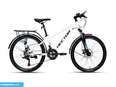 Xe Đạp Địa Hình MTB Hector Apollo 2B 26 Inch 8 Xe đạp địa hình MTB Hector Apollo 2B 26 inch màu trắng
