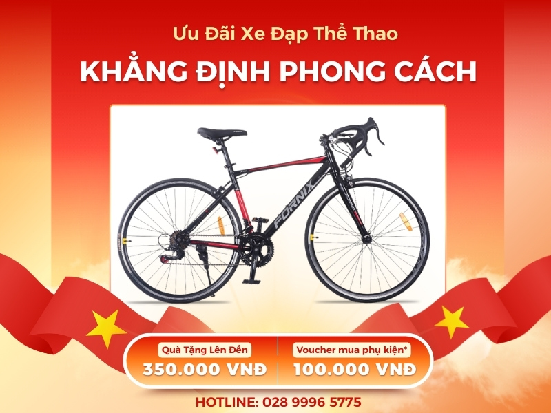 Khuyến Mãi Xe Đạp Tháng 9/2025: Ưu Đãi Lên Đến 1.350.000Đ 5 Khuyến mãi xe đạp với hơn 100+ mẫu, ưu đãi cực lớn