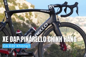 xe đạp Pinarello chính hãng, mới thường có giá khoảng từ 100 triệu trở lên, tùy dòng xe và cấu hình