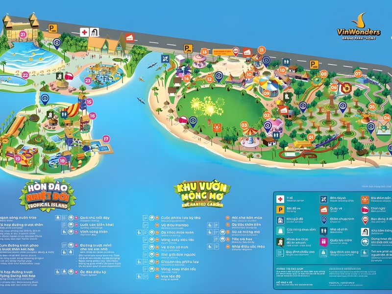 Top 5 Khu Vui Chơi Cho Trẻ Em Ngoài Trời Ở Sài Gòn 5 Bản đồ khu vui chơi công viên Grand Park