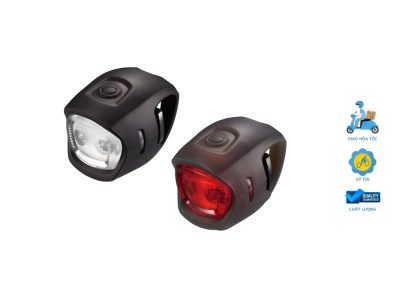 Bộ Đèn Xe Đạp Trước Sau Pin CR2032 Giant