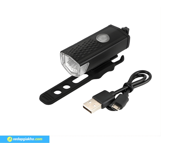 Đèn Trước Xe Đạp Độ Sáng 300 Lumens 9 Đèn trước xe đạp có thể được xạc bằng dây USB