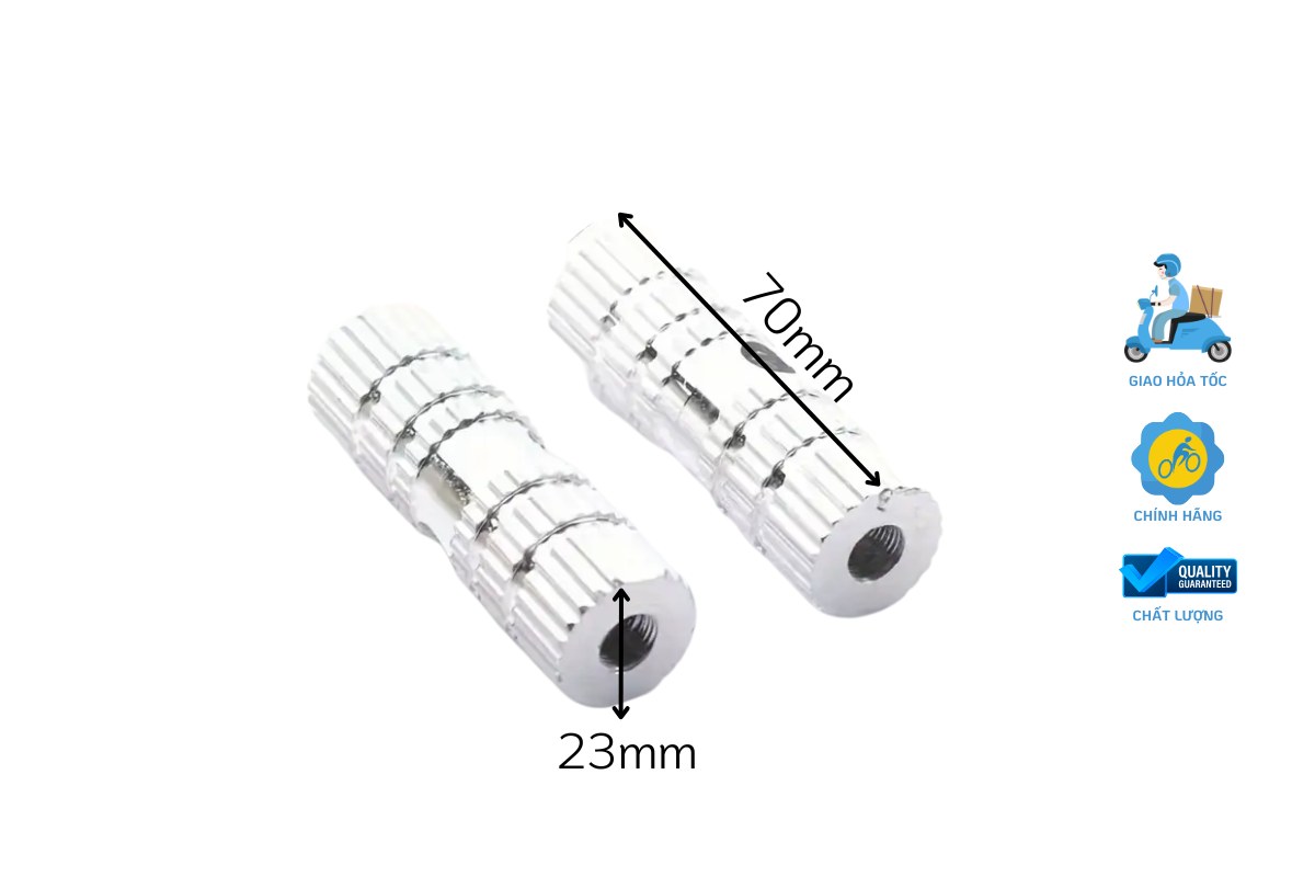 Gác Chân Xe Đạp Nhôm Vặn Ốc Cốt 3 Gác Chân Xe Đạp Nhôm Vặn Ốc Cốt