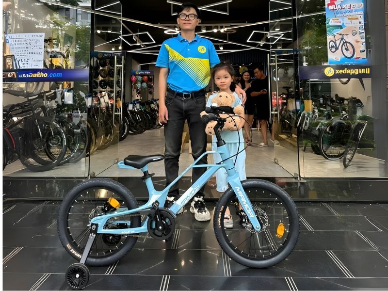 Top Xe Đạp Trẻ Em Khung Nhôm Bền Chắc 4 Khung sườn xe đạp trẻ em khung nhôm nhẹ và chắc chắn