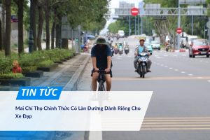 Mai Chí Thọ chính thức có làn đường riêng dành cho xe đạp