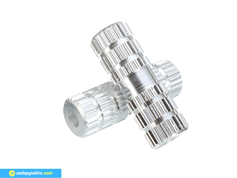 Gác Chân Xe Đạp Nhôm Vặn Ốc Cốt 8 Toàn bộ gác chân làm từ nhôm vừa nhẹ vừa cứng cáp