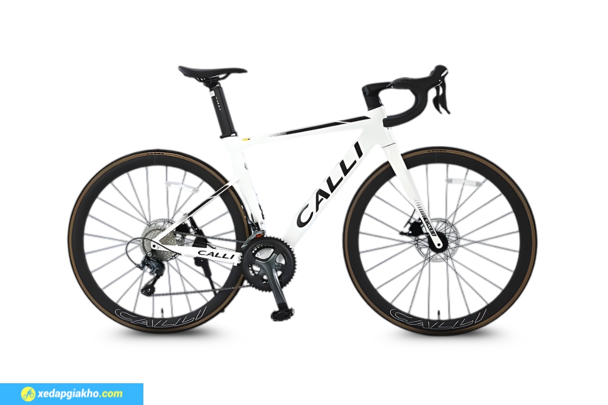 Xe Đạp Đua Calli Premium S - Khung Nhôm, Shimano Tiagra 4700 3 Xe Đạp Đua Calli Premium S Màu Trắng