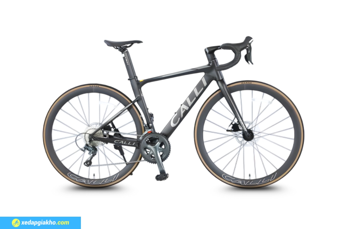Xe Đạp Đua Calli Premium S - Khung Nhôm, Shimano Tiagra 4700 2 Xe Đạp Đua Calli Premium S Màu Xám