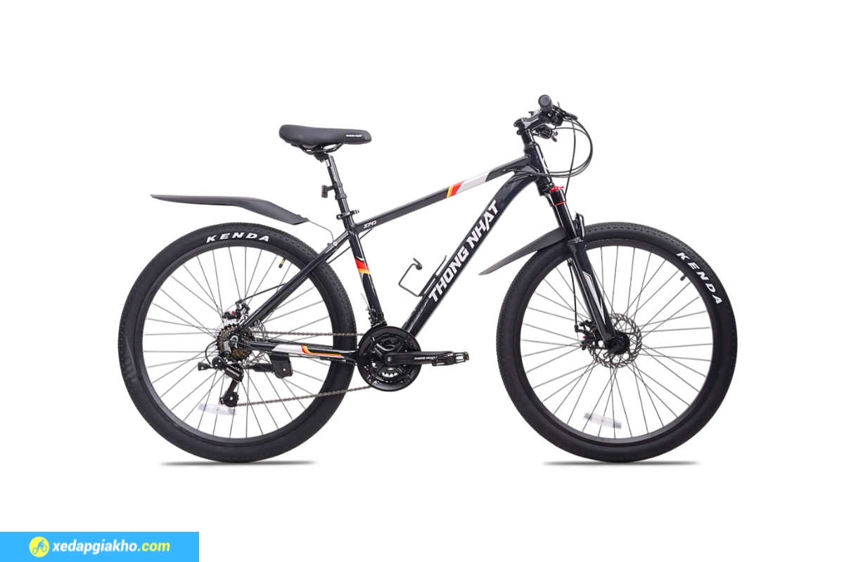Xe Đạp Thể Thao Thống Nhất SPD V5 - Khung Nhôm, Shimano 4 Xe Đạp Thể Thao Thống Nhất SPD V5 Màu Đen