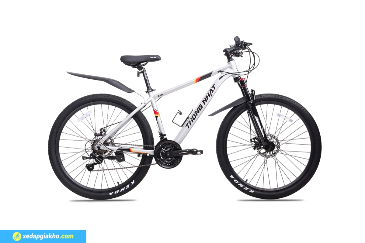 Xe Đạp Thể Thao Thống Nhất SPD V5 - Khung Nhôm, Shimano 5 Xe Đạp Thể Thao Thống Nhất SPD V5 Màu Ghi