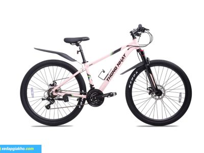 Xe Đạp Thể Thao Thống Nhất SPD V5 - Khung Nhôm, Shimano 7 Xe Đạp Thể Thao Thống Nhất SPD V5 Màu Hồng