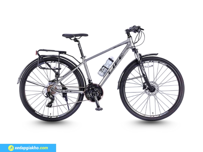 Đạp Xe Có Giảm Mỡ Bụng Không? Cách Đạp Xe Hiệu Quả Nhất 26 Xe đạp Hybrid với ghi đông ngang giúp người lái giữ tư thế ngồi thẳng