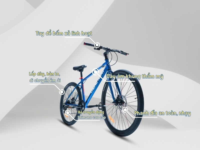 Xe Đạp Địa Hình Thống Nhất Đẹp Chuẩn Gu, Giá Chuẩn Việt 8 Xe đạp địa hình Thống Nhất Superman mang phong cách thể thao năng động