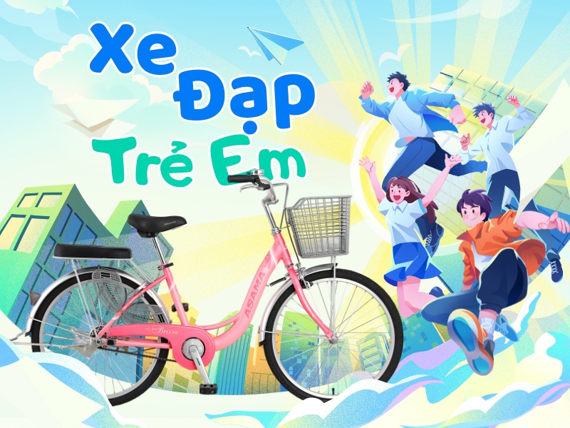 Xe Đạp Thể Thao Asama Có Tốt Không? So Sánh Với Giant, Martin Và Trinx 4 Xe đạp trẻ em Asama có nhiều mẫu dễ thương, phù hợp mọi độ tuổi