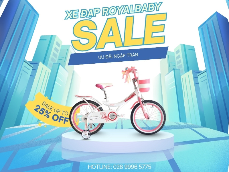Top 8 Xe Đạp Cho Em Bé Tốt Nhất Năm 2025 3 Xe đạp trẻ em RoyalBaby Jenny 14 Inch bắt mắt