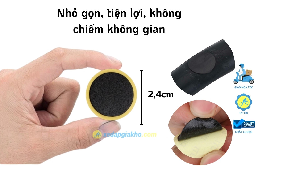 Bộ Vá Lốp Xe Đạp Raca 12 Món - Dụng Cụ Sửa Xe Chuyên Dụng 4 Bộ Vá Lốp Xe Đạp Raca