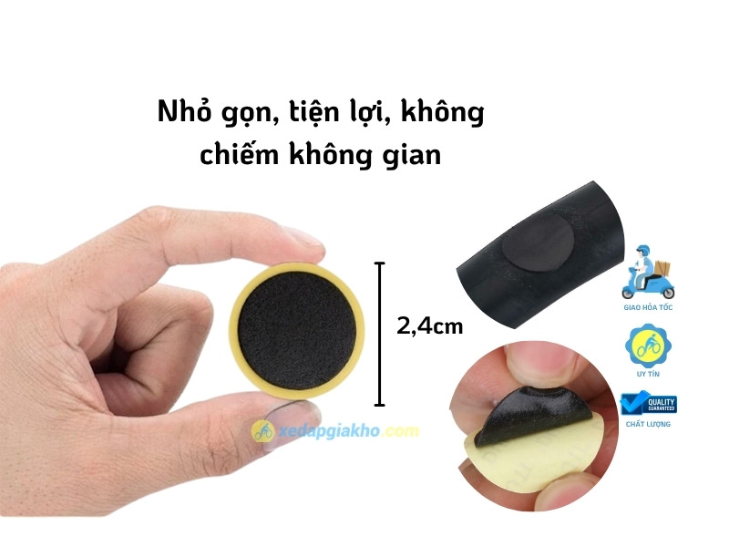 Bộ Vá Lốp Xe Đạp Raca 12 Món - Dụng Cụ Sửa Xe Chuyên Dụng 12 Có đa dạng miếng dán phù hợp cho nhiều vết hư hỏng