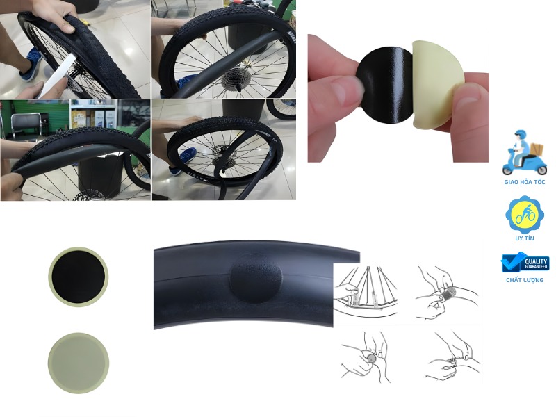 Bộ Vá Lốp Xe Đạp Raca 12 Món - Dụng Cụ Sửa Xe Chuyên Dụng 13 Dù là ngưới mới vẫn xử lý được sự cố với bộ vá xe đạp Raca