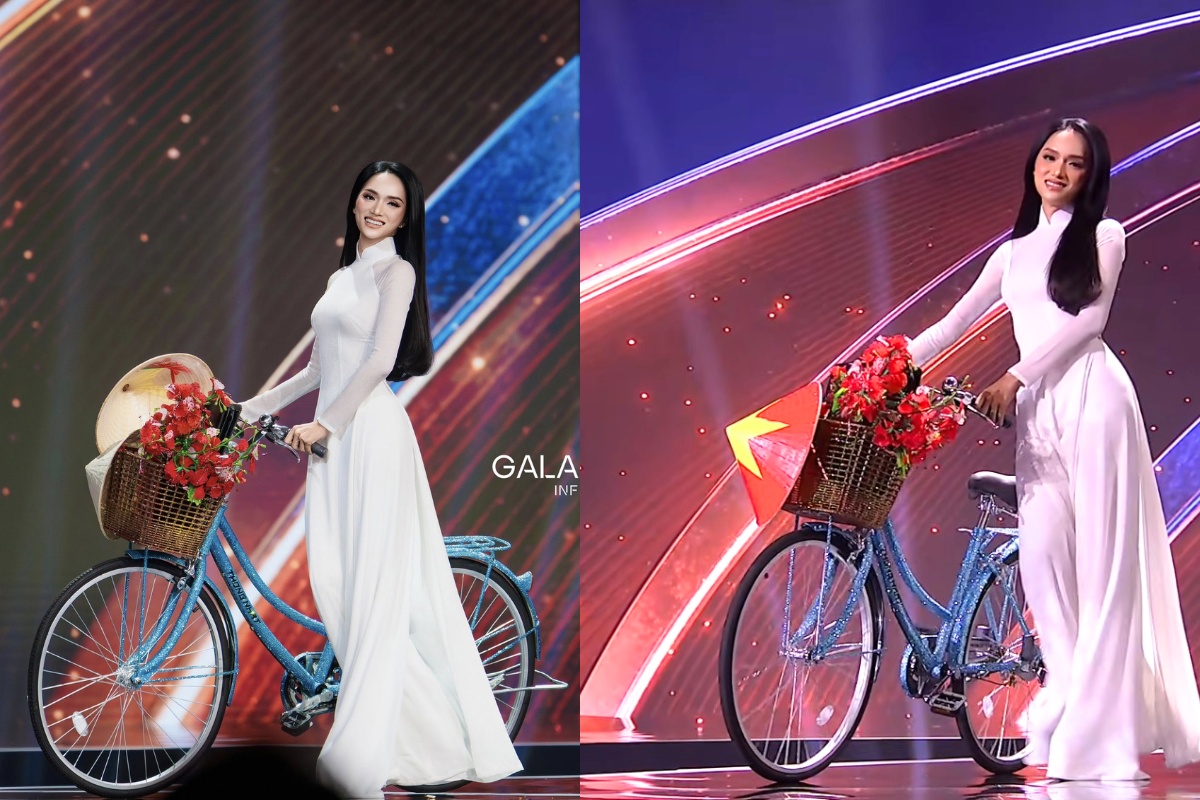 Xe đạp Thống Nhất trở lại ấn tượng trong phần thi trang phục truyền thống