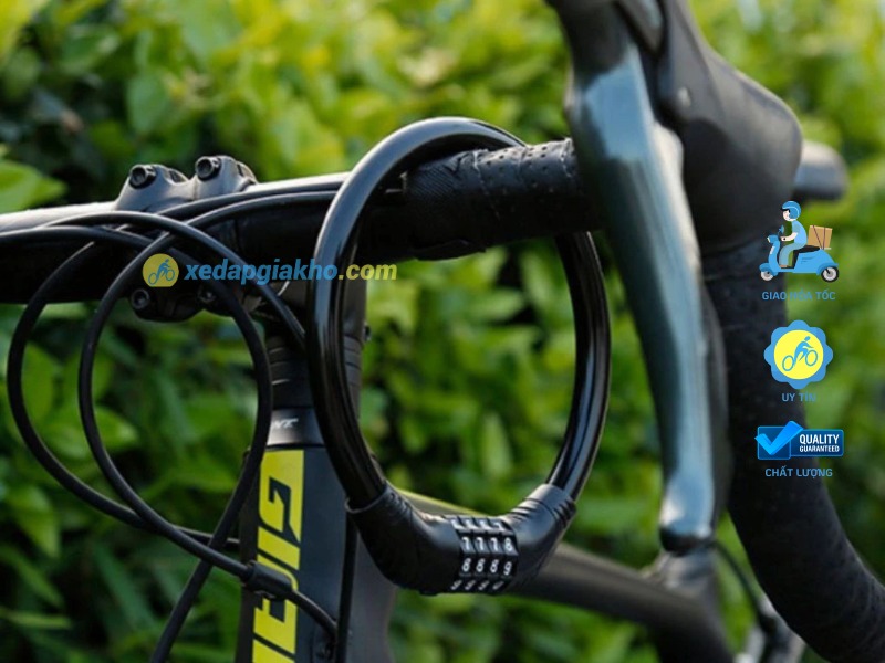 Khóa Dây Xe Đạp Raca - 4 Số Mật Mã 16 Khóa dây xe đạp Raca bền, chắc chắn