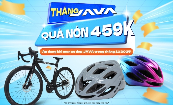 Quà tặng khi mua xe đạp java