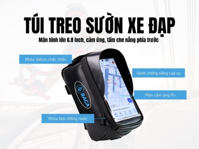 Túi Treo Sườn Xe Đạp Raca S5 - Chống Thấm Nước