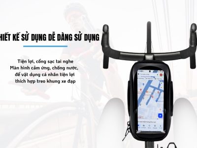 Túi Treo Sườn Xe Đạp Raca S5 - Chống Thấm Nước 11 Túi Treo Sườn Xe Đạp Raca S5 (6)