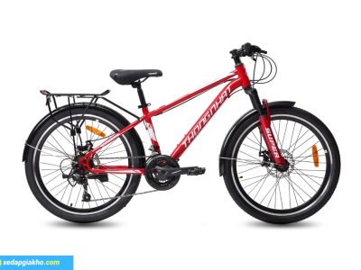 Xe Đạp Địa Hình MTB Thống Nhất Super 24S 24 Inch Màu Đỏ