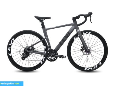 Xe Đạp Đua Levi Nova Màu Ghi Đen