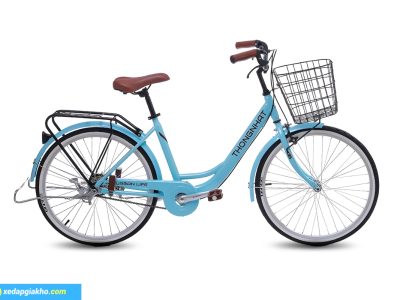 Xe Đạp Nữ Thống Nhất LD 24 Inch Màu Xanh Dương