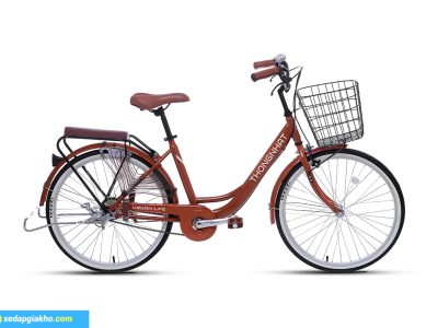 Xe đạp nữ Thống Nhất LD 24 - Màu nâu