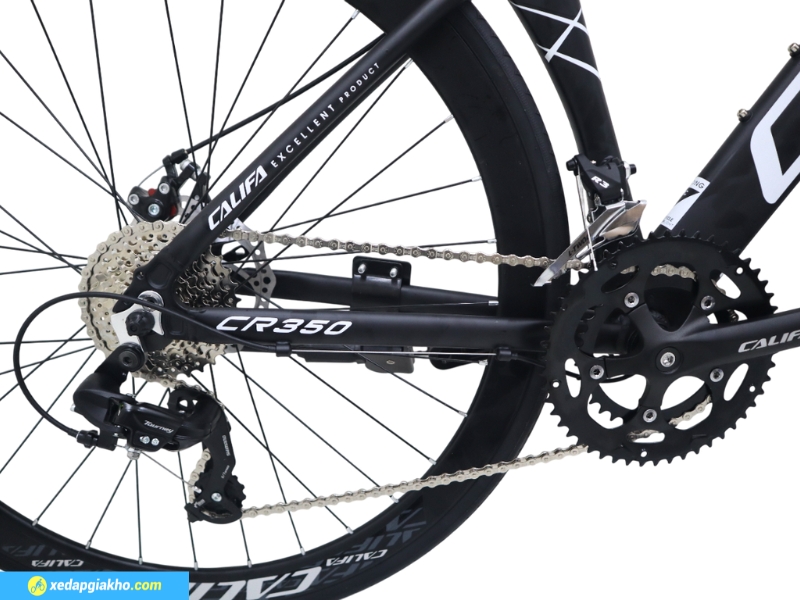 Bộ truyền động xe đạp đua Califa Cr350 2x8s