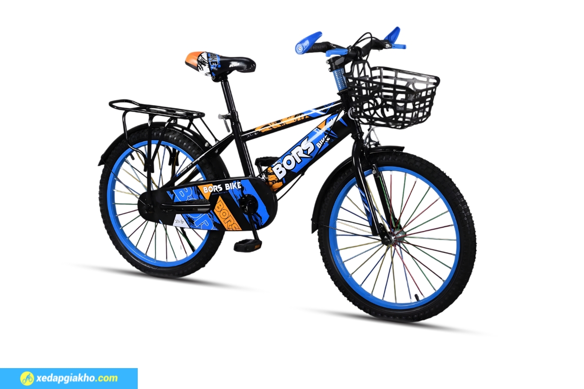 Xe Đạp Trẻ Em Bé Trai Bors 20 Inch 11 Xe Dap Tre Em Be Trai Bors 20 Inch mau Xanh duong