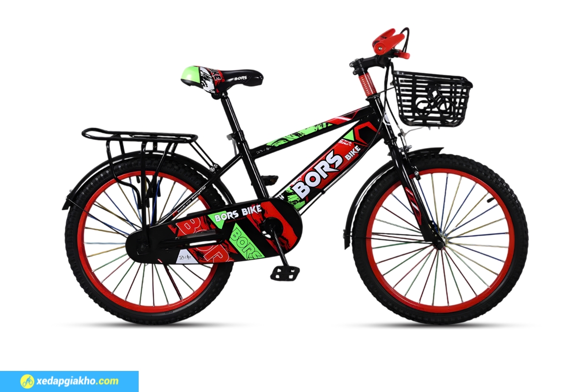 Xe Đạp Trẻ Em Bé Trai Bors 20 Inch 10 Xe Dap Tre Em Be Trai Bors 20 Inch mau do