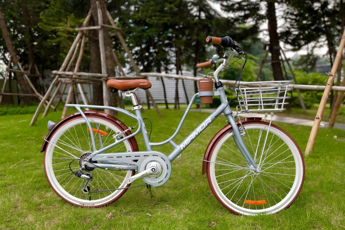 Xe đạp đường phố nữ thiết kế hiện đại, phong cách