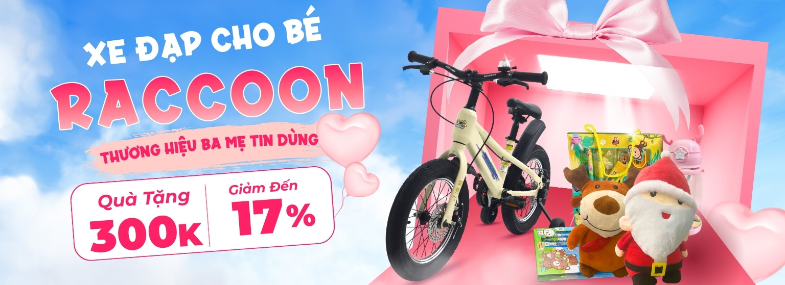 Xe đạp raccoon và qitong khuyến mãi