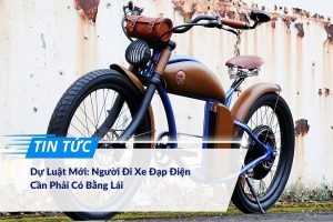 Dự Luật Mới Người Đi Xe Đạp Điện Cần Phải Có Bằng Lái
