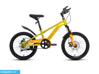 Xe Đạp Địa Hình Trẻ Em Hector Ares 1 18 Inch Màu Xanh Cam