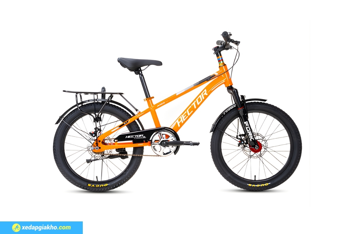 Xe Đạp Địa Hình Trẻ Em Hector Ares 2B 20 inch 2 Xe Đạp Địa Hình Trẻ Em Hector Ares 2B 20 Inch Màu Cam Đen