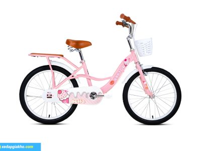 Xe Đạp Trẻ Em Bé Gái Raptor Bella 3 20 Inch Hồng