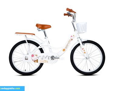 Xe Đạp Trẻ Em Bé Gái Raptor Bella 3 20 Inch Trắng
