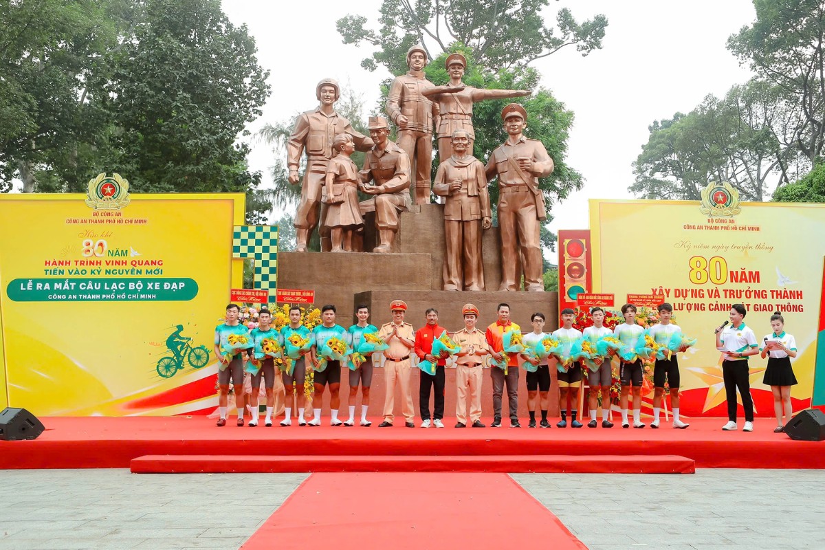 Cúp Truyền Hình Tp. Hồ Chí Minh 2026 Khởi Đầu Tại Phú Thọ 5 Câu lạc bộ xe đạp Công an TP. Hồ Chí Minh ra mắt