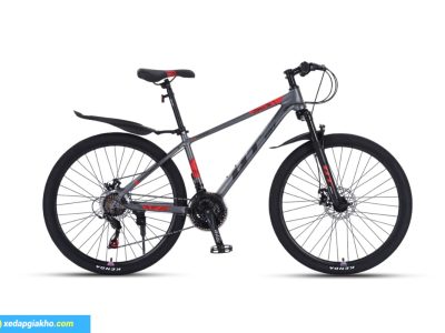 Xe Đạp Địa Hình MTB QT Bike QT660 26 Inch 10 Xe Đạp Địa Hình MTB QT Bike QT660 26 Inch - Ghi Đỏ