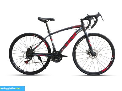 Xe Đạp Đua Levi Gemini - Shimano 7 Xe Đạp Đua Levi Gemini - Đen Đỏ